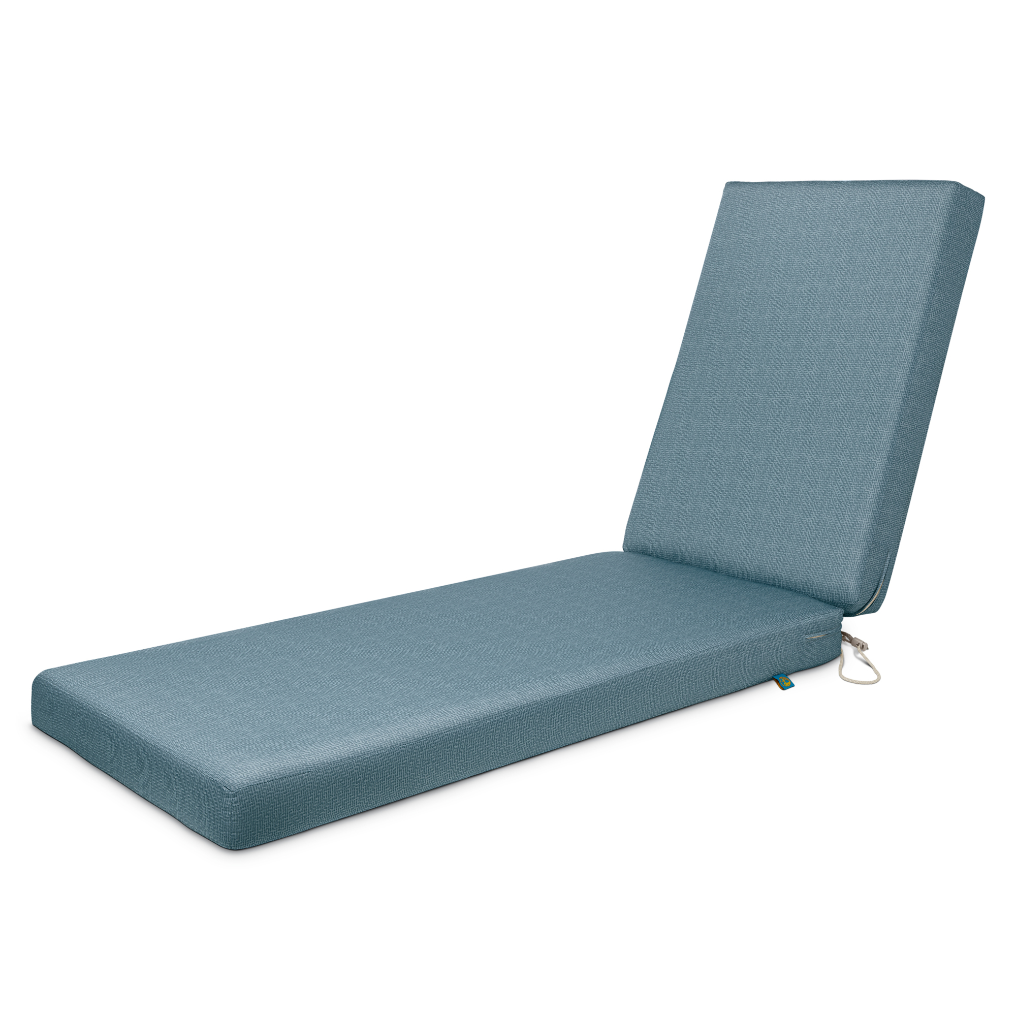 Classic Accessories DuckCovers Weekend All-Weather Outdoor Chaise Cushion — Blue Shadow, Model# CBSCE80263
